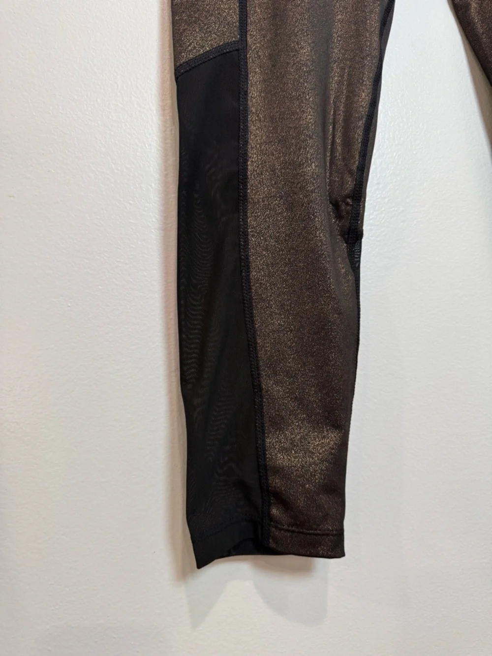 Xersion Performance Legging Mid-rise-fitted Jet Black Glitter Medium-Women's-NWT